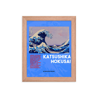 The Great Wave Off Kanagawa - Hokusai Framed poster