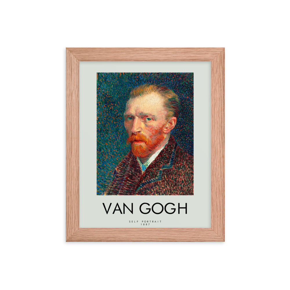 Van Gogh Self Portrait 1887 Framed Print