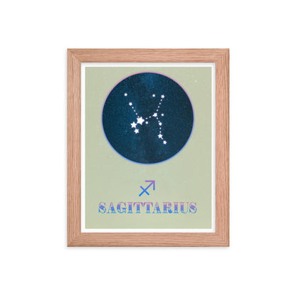 Sagittarius Zodiac Framed Print