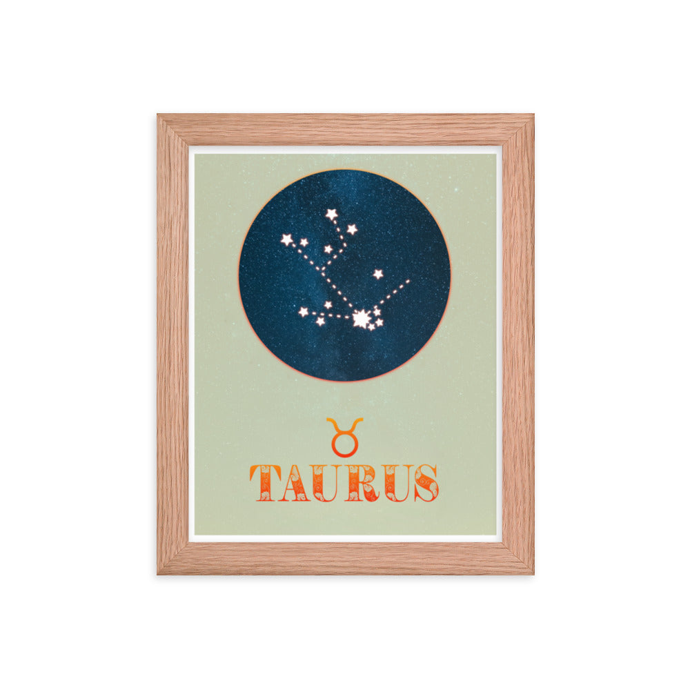 Taurus Zodiac Framed Print