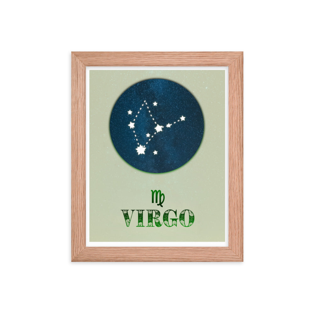 Virgo Zodiac Framed Print