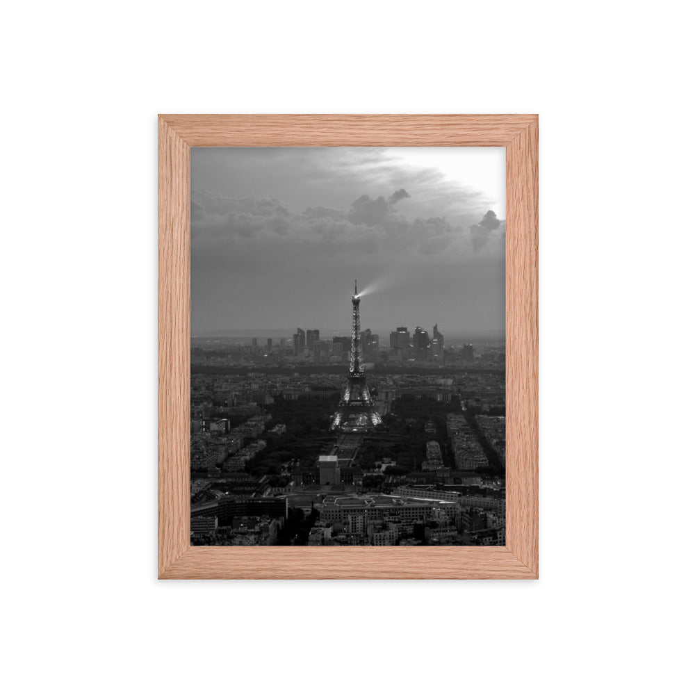 Paris Skyline Framed Print