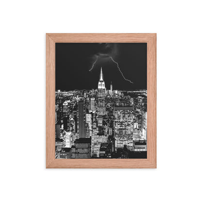 New York Skyline Framed Print