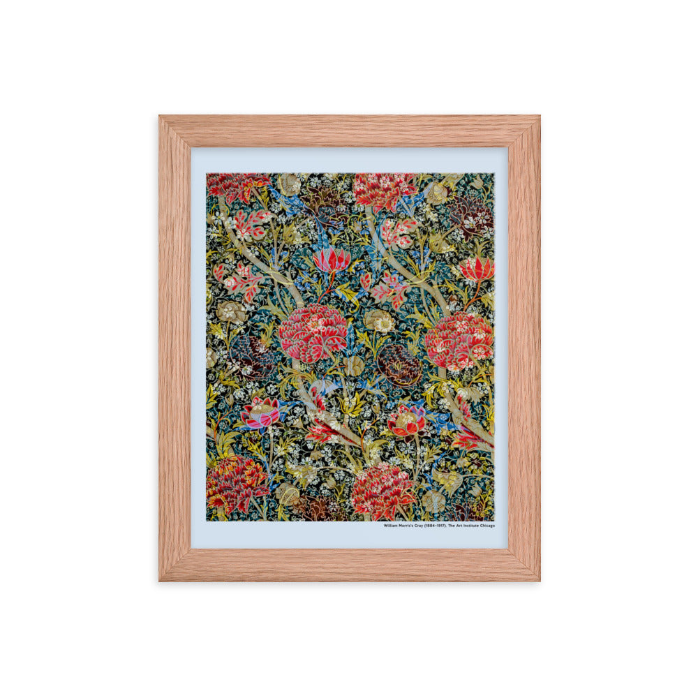 Cray - William Morris Framed Print