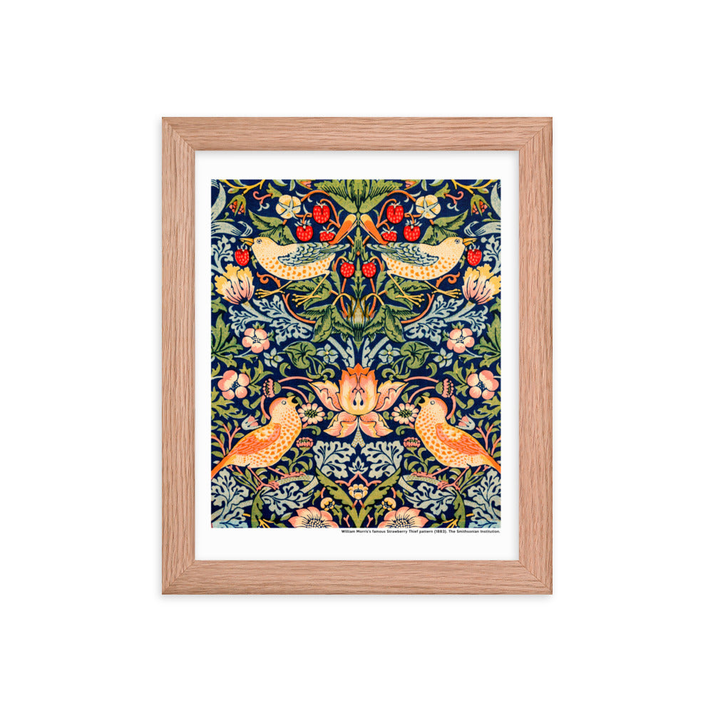 Strawberry Thief - William Morris Framed Print