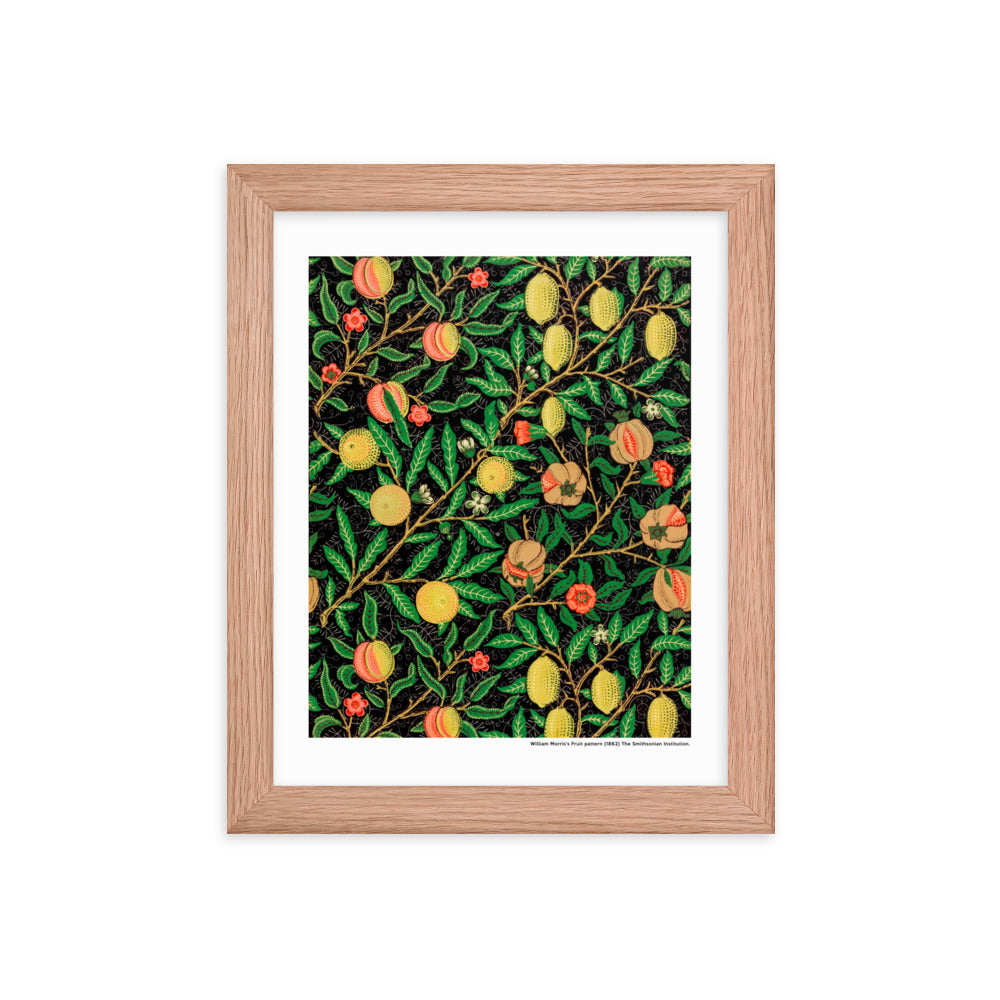 Fruit Pattern - William Morris Framed Print