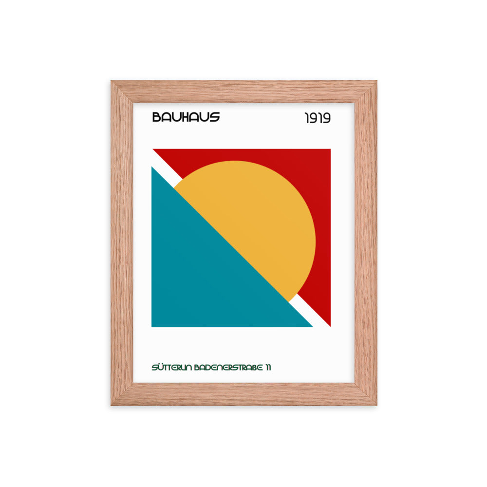 Sutterlin Badenerstrasse Bauhaus Framed Print