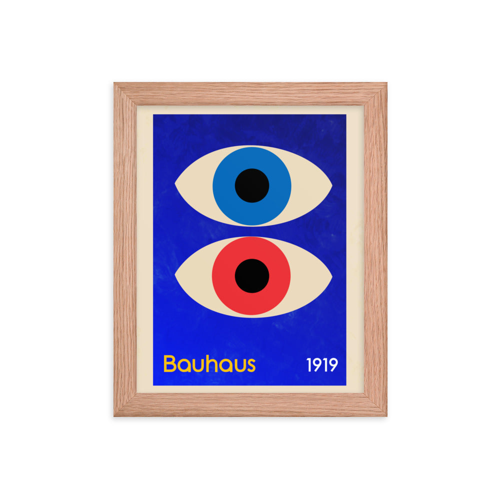 Bauhaus Eyes Framed Print