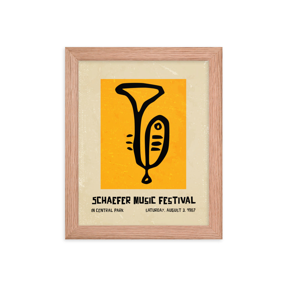 Central Park Jazz Festival 1967 Framed Print