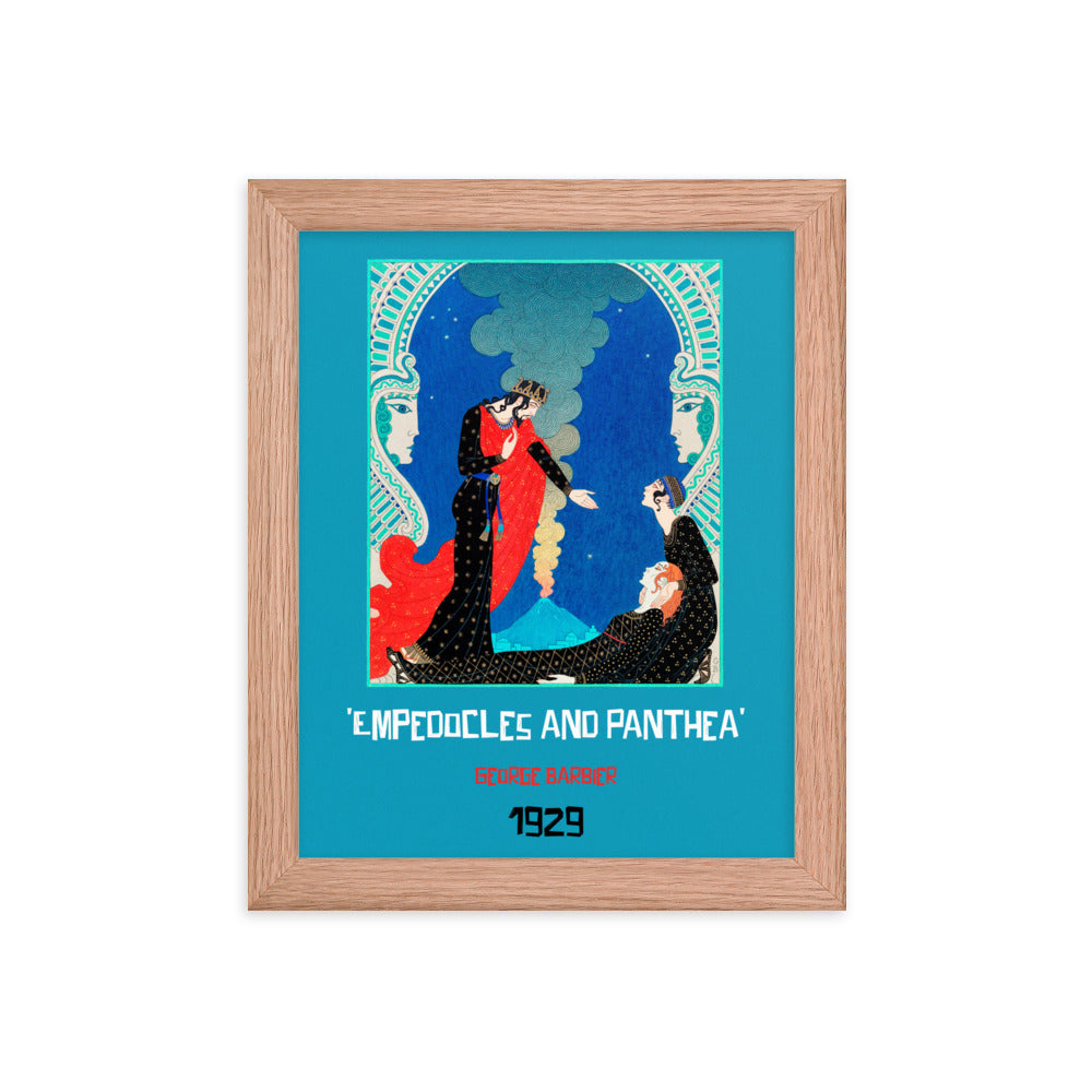 Empedocles and Panthea (1929) Framed Print