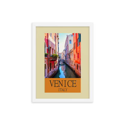 Vacation in Venice, Italy Framed Print