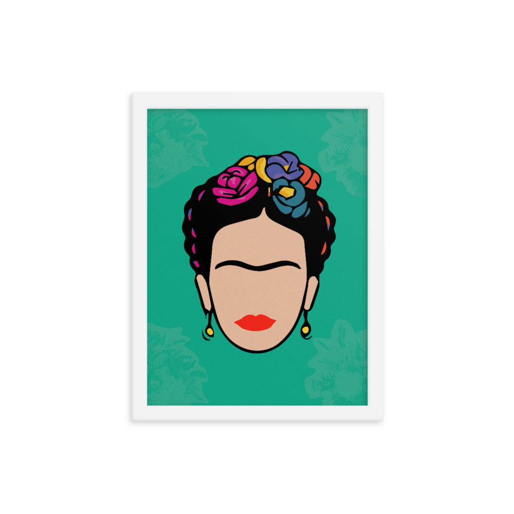 Frida in Vivid Framed Print