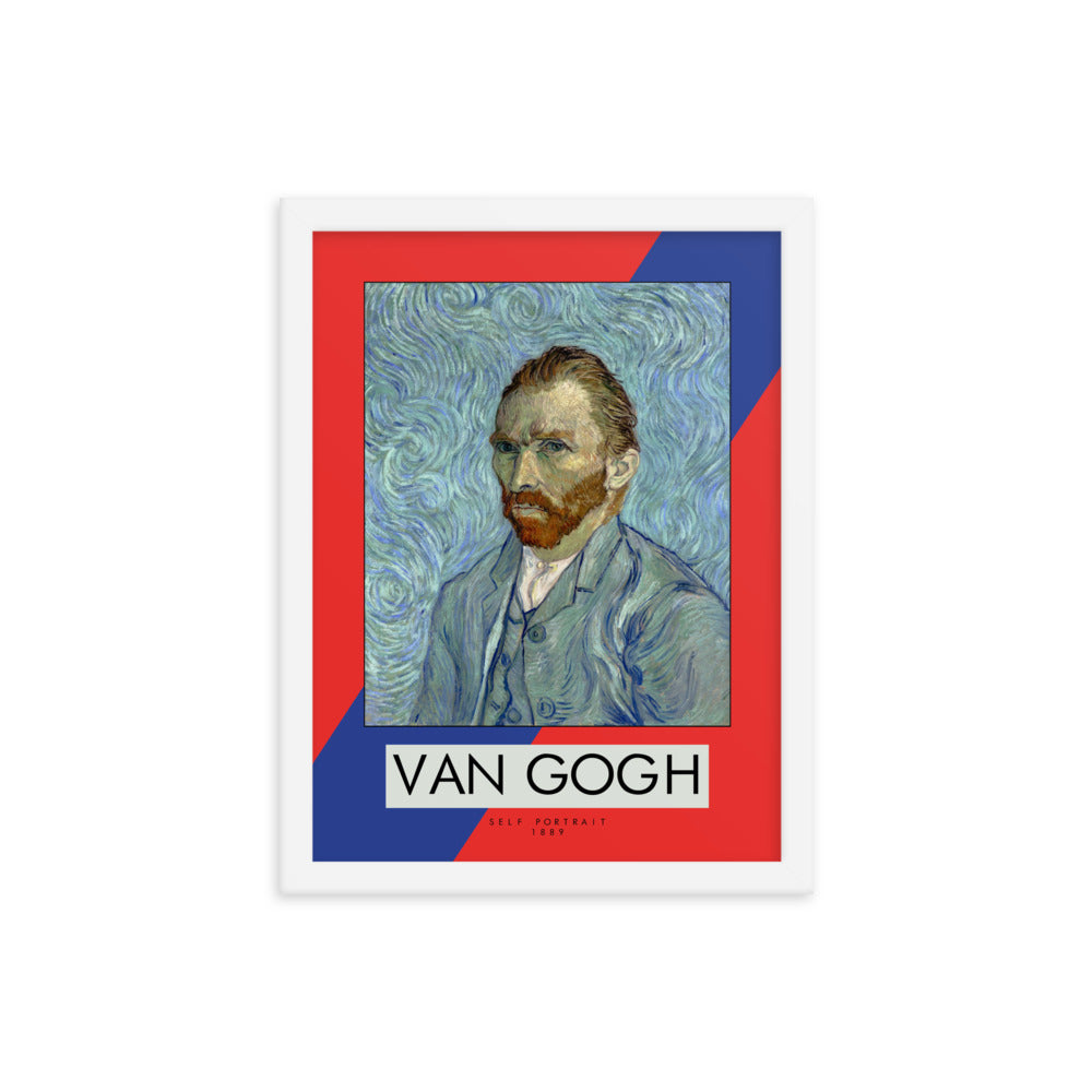 Vincent Van Gogh Self Portrait, 1889 Framed Print