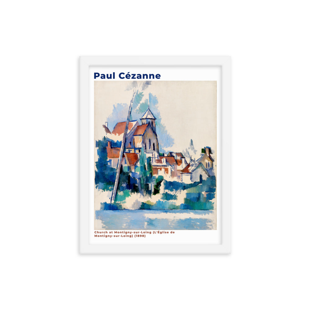 Church at Montigny-sur-Loing by Paul Cezanne Framed Print