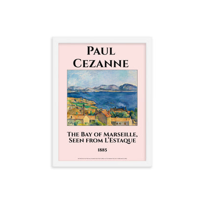 The Bay of Marseille, Seen from L’Estaque by Paul Cezanne Framed Print