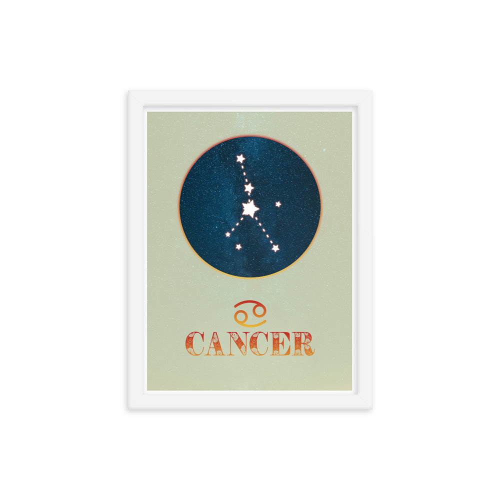 Cancer Zodiac Framed Print