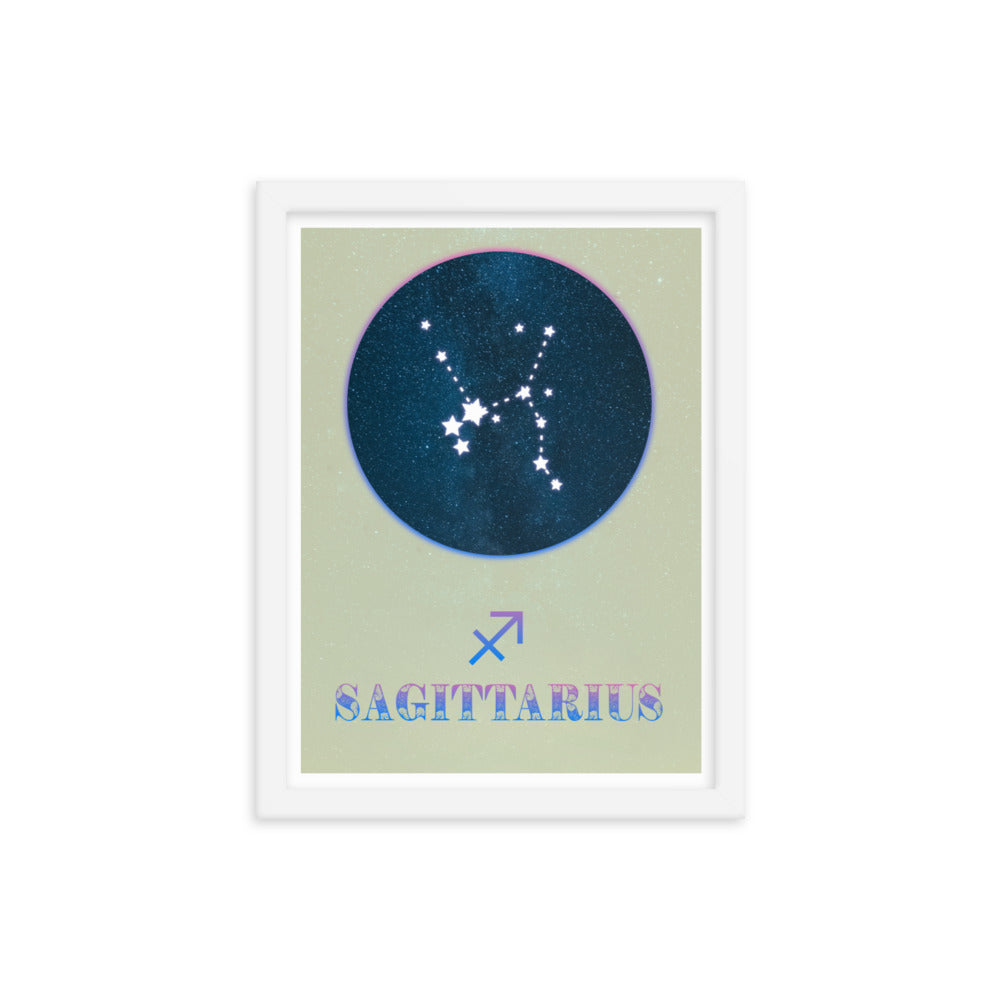 Sagittarius Zodiac Framed Print