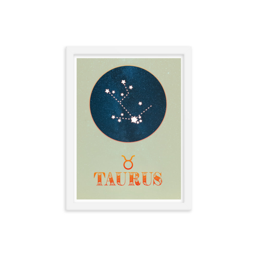 Taurus Zodiac Framed Print