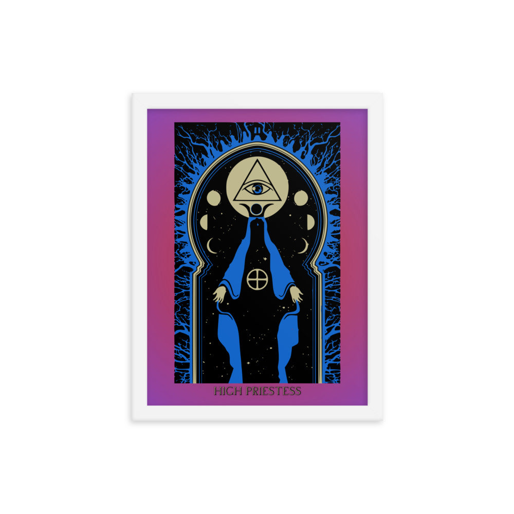 High Priestess Tarot Card Framed Print