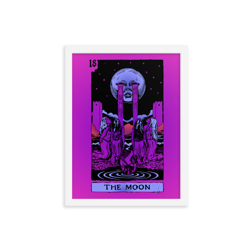 Moon - Tarot Card Framed Print