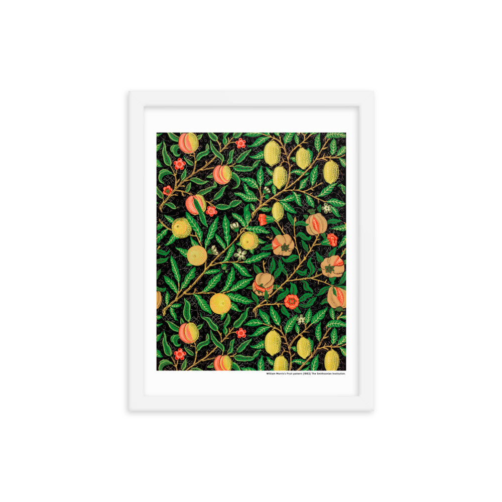 Fruit Pattern - William Morris Framed Print