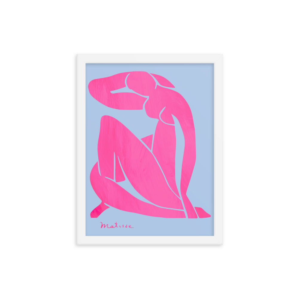 Matisse - Blue Nudes Pink Colorway Framed Print