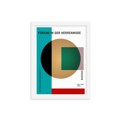 Bauhaus Spherical - Sütterlin Badenerstrasse Framed Print