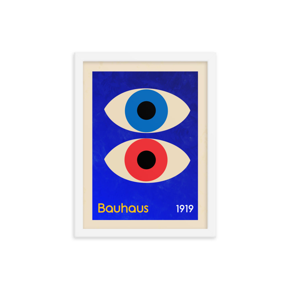 Bauhaus Eyes Framed Print