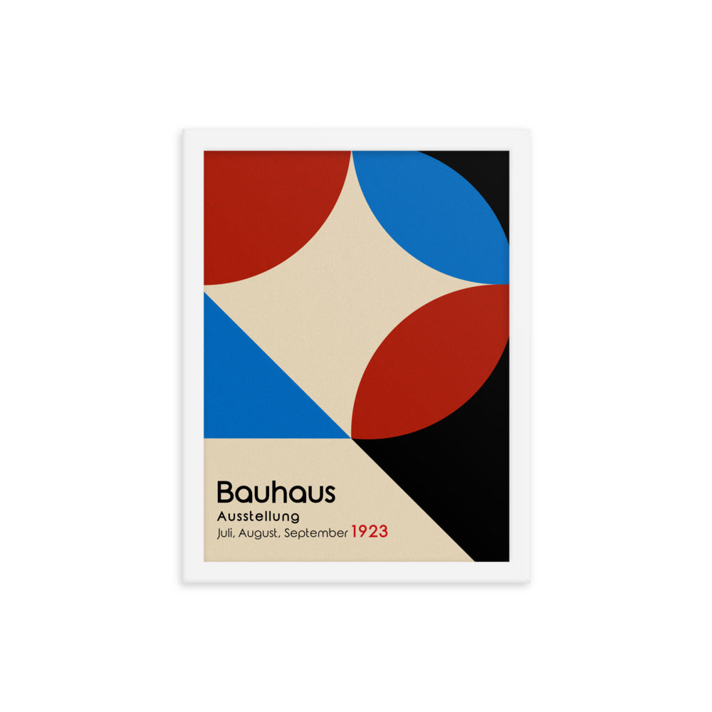 Bauhaus Shapes Framed Print