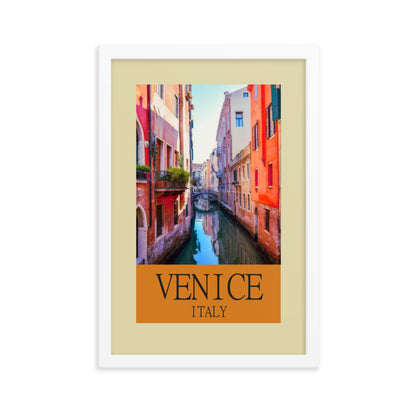 Vacation in Venice, Italy Framed Print