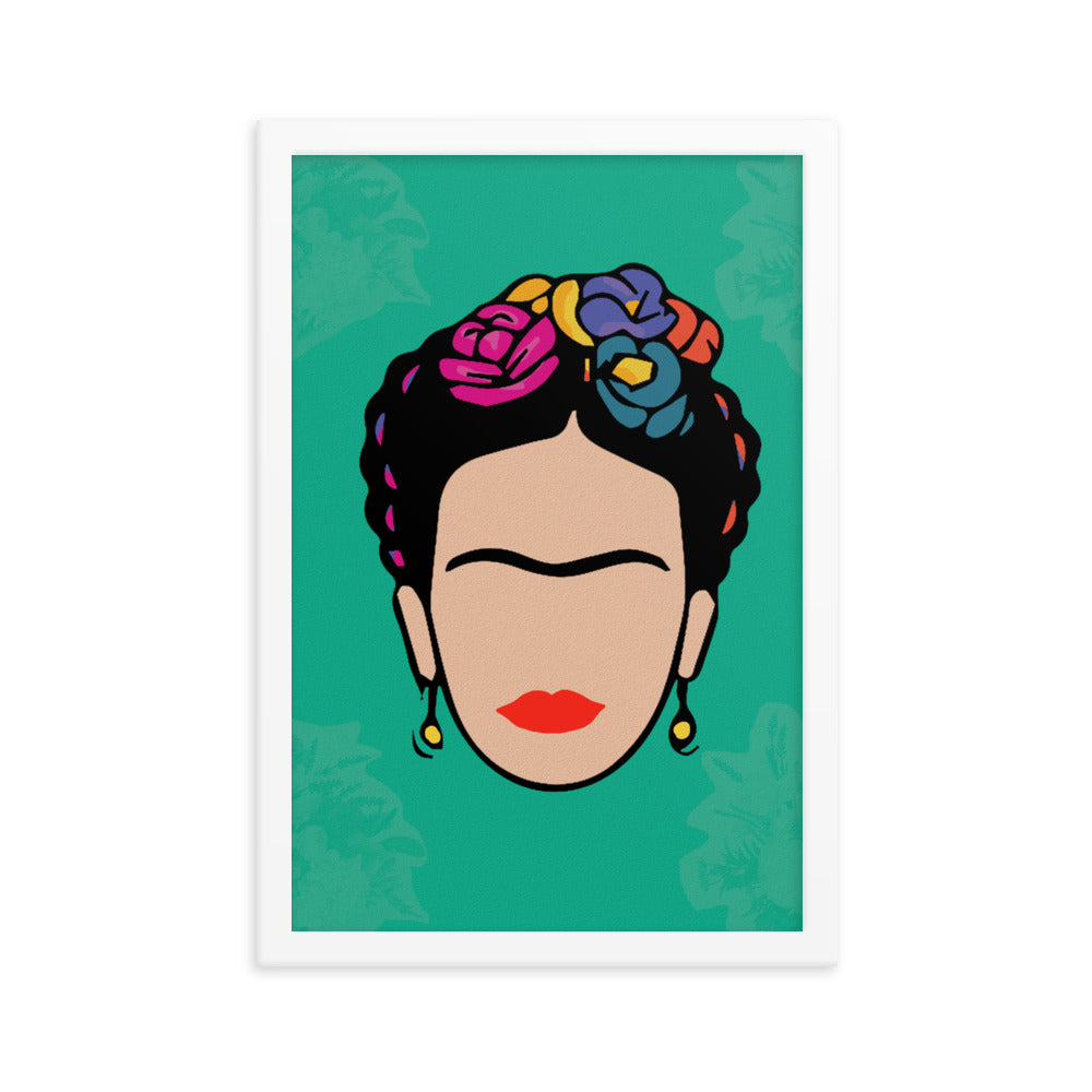 Frida in Vivid Framed Print