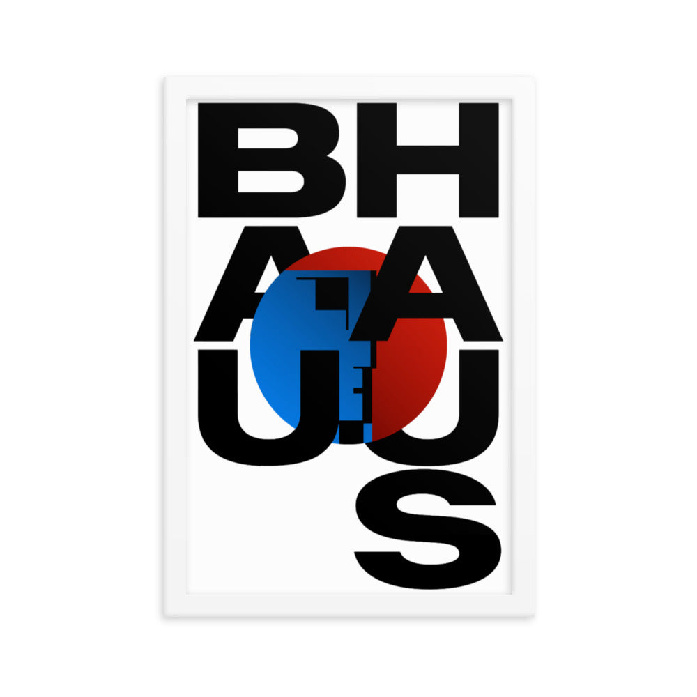 Bauhaus Bold Spot Framed Print