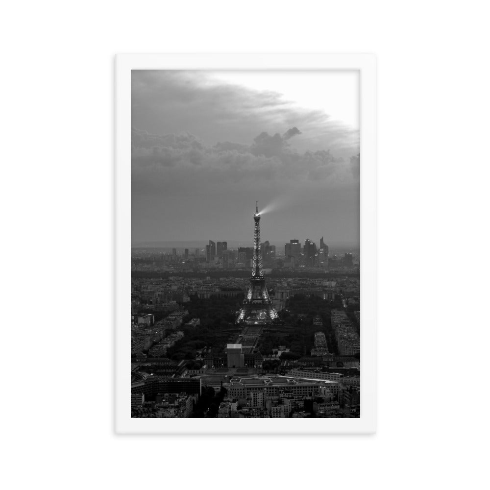 Paris Skyline Framed Print