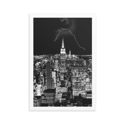 New York Skyline Framed Print