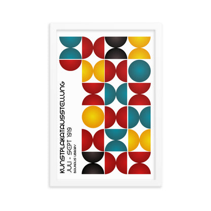 Kunstplakat Ausstellung Bauhaus Framed Print