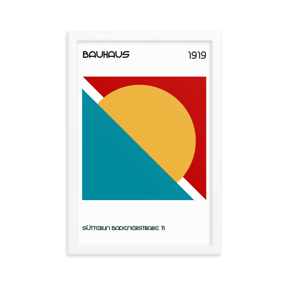 Sutterlin Badenerstrasse Bauhaus Framed Print