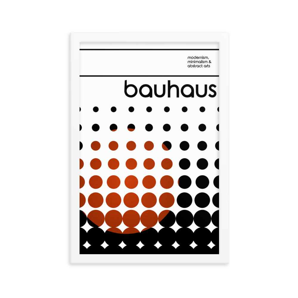 Bauhaus Transient Framed Print