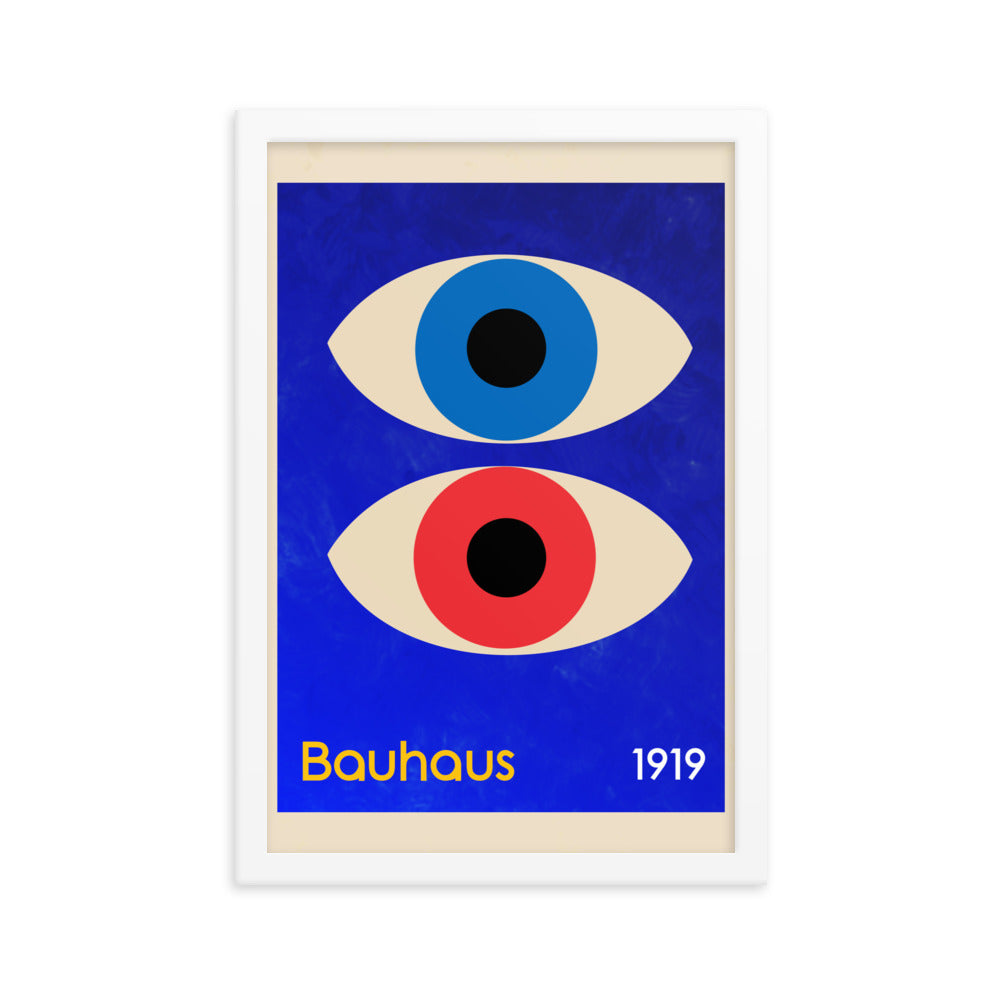 Bauhaus Eyes Framed Print