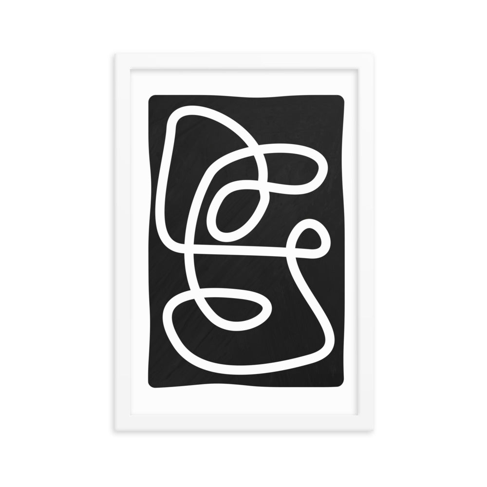 Abstract Line Art Framed Print