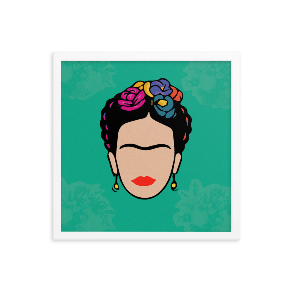 Frida in Vivid Framed Print