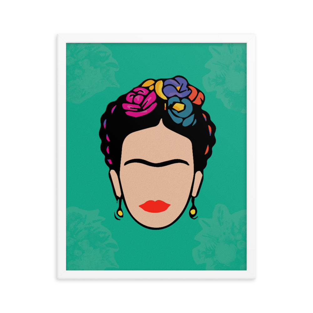 Frida in Vivid Framed Print