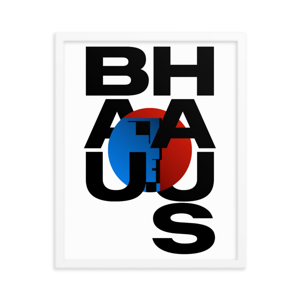 Bauhaus Bold Spot Framed Print