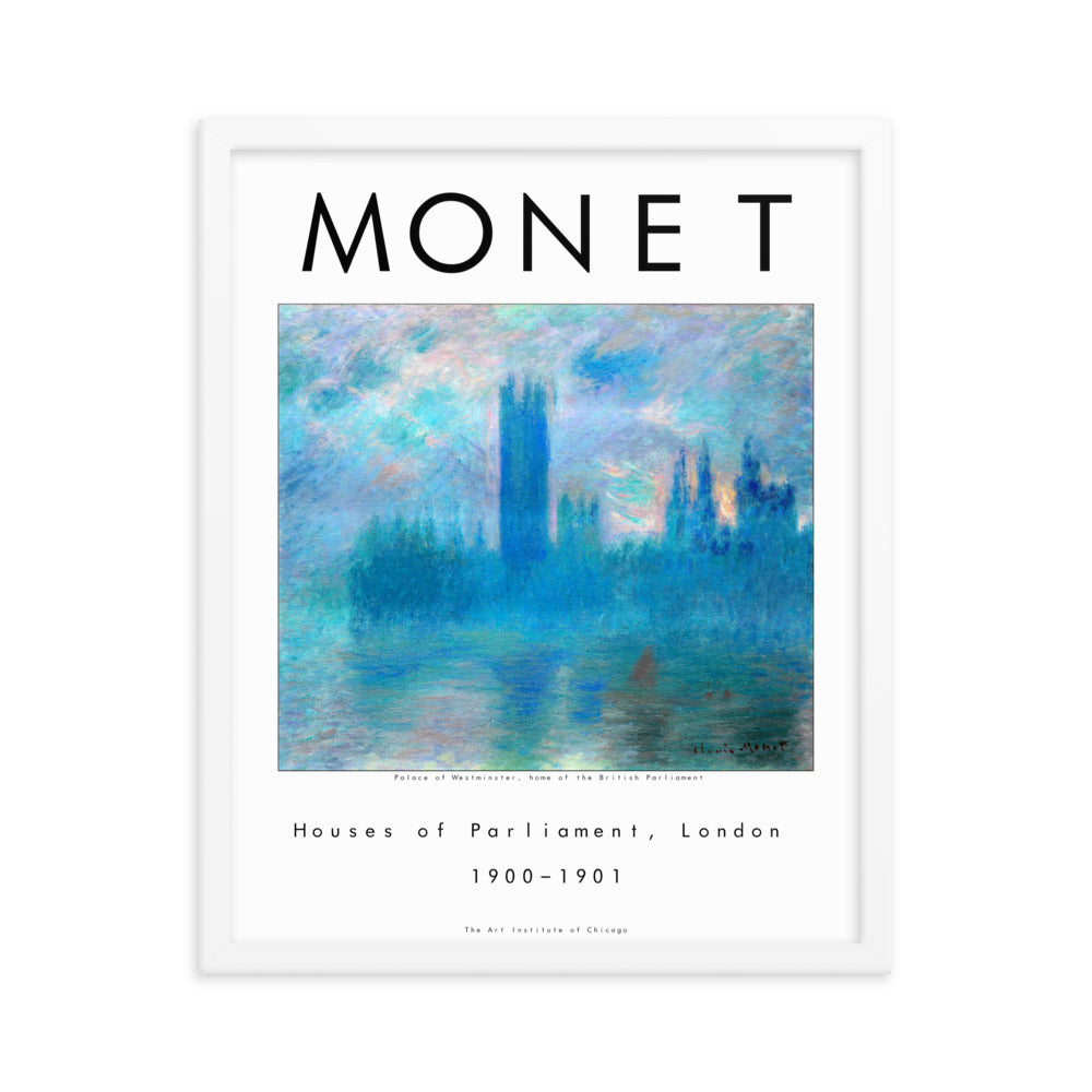 Houses of Parliament by Claude Monet Framed Print