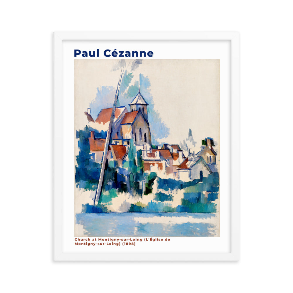 Church at Montigny-sur-Loing by Paul Cezanne Framed Print