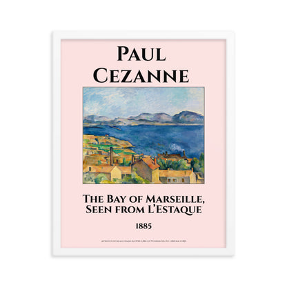 The Bay of Marseille, Seen from L’Estaque by Paul Cezanne Framed Print