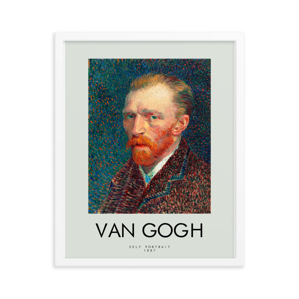 Van Gogh Self Portrait 1887 Framed Print