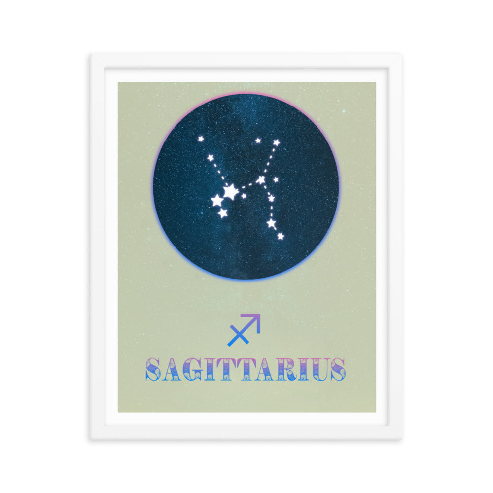 Sagittarius Zodiac Framed Print