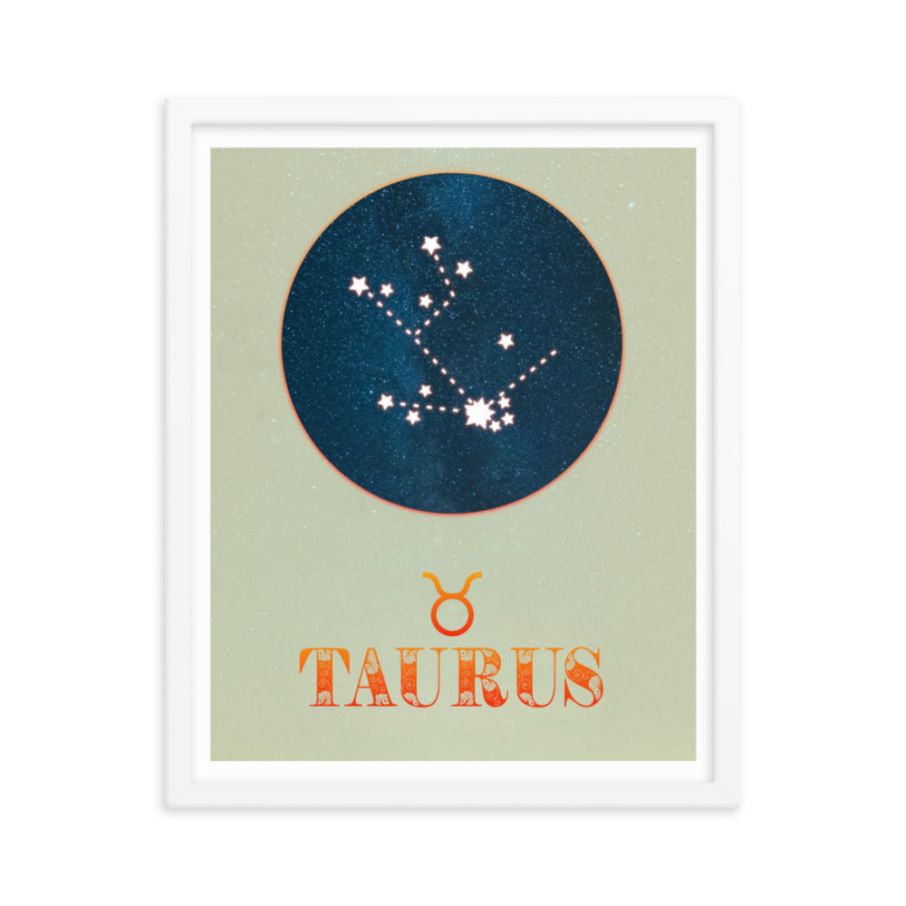 Taurus Zodiac Framed Print