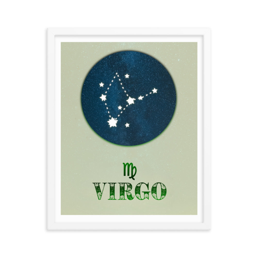 Virgo Zodiac Framed Print