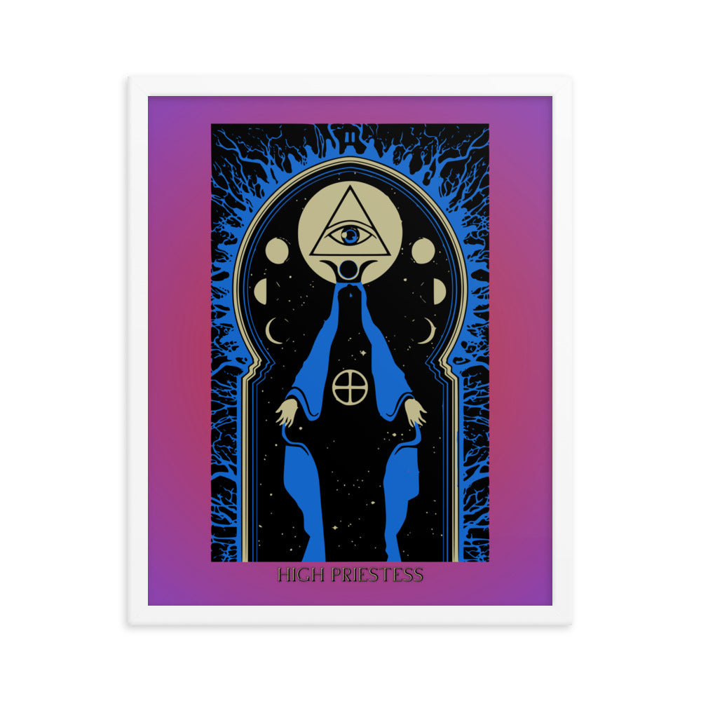 High Priestess Tarot Card Framed Print